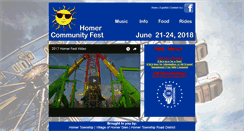 Desktop Screenshot of homerfest.com